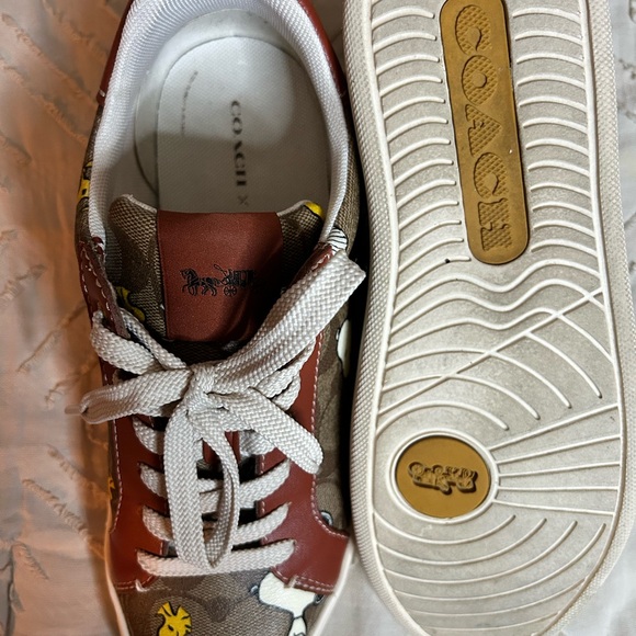 Coach x Peanuts collection sneakers Sz 8 - Picture 6 of 8